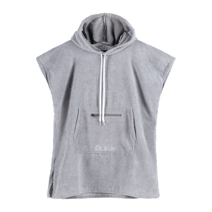 Poncho Toalla Gris