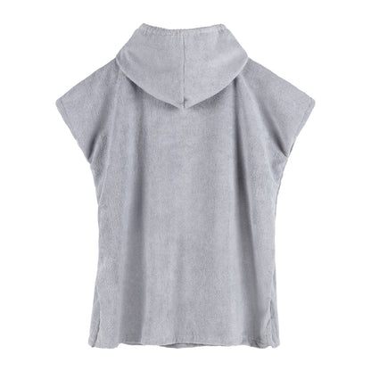 Poncho Toalla Gris